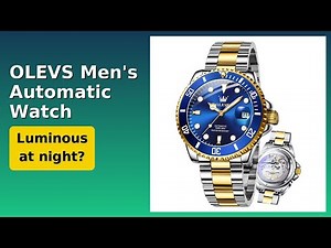 REVIEW (2025): OLEVS Men's Automatic Watch. ESSENTIAL details.