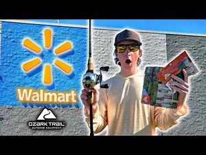 Fishing With ONLY Walmart Brand Lures (Ozark Trail)