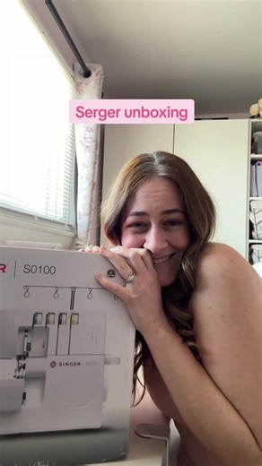 Unbox my new serger with me! I’ve spent the past year and a half doing French seams and overcast stitches to try to avoid needing a serger. Recently, I tried to make pockets using French seams and it took 3 hours because I made a mistake every step of the way. I knew projects like that would’ve been so much easier if I had a serger. I’ve been looking for used ones on marketplace, but had no luck. I saw that this one was on sale (they’re still on sale now!!) so I finally did myself a favor and or