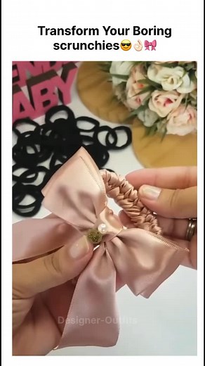Fizza’s shop on Instagram: "Scratch cute scrunchies 🛍️🎀 in your home | diy | transformation #diy #scrapbooking #scrunchies #lovely #instagood #youareworthy #dresses #elegant #stylish #luxurylifestyle #loveit"