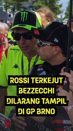 ROSSI SHOCKED BEZZECCHI IS BANNED FROM BRNO GP #motogp #bezzecchi #rossi #motogpnews