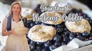 Blueberry cobbler recipe with fresh berries