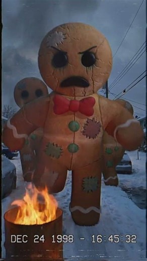 What Happens When Gingerbread Men Come Alive 😱 #shorts