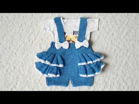 How to Crochet a baby Romper step by step Tutorial
