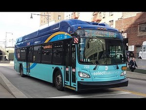 MTA NYC Bus: On Board New Flyer XN40 Xcelsior [#722] Bx6 +SBS+ From Riverside Drive to Hunts Point