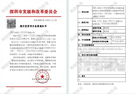 ODI备案全流程代办效率高