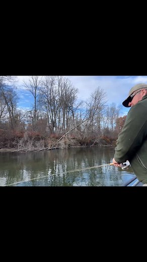Coho and Atlantic salmon on dry flies and streamers! Jeff check off another bucket list species! What a fun day with the @michiganstreamside boys! #littleriveranglers #dryflyfishing #streamerfishing #streamerjunkie #stripstripboom | Little River Anglers