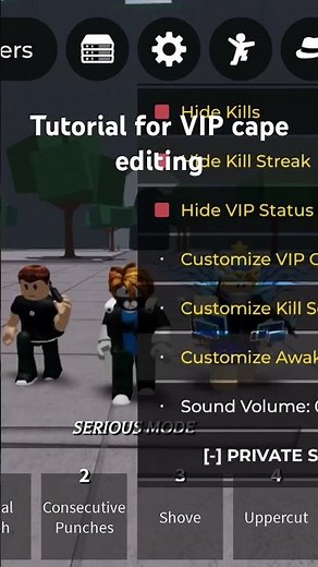 Tutorial for VIP cape from TSB