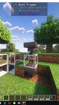 HOW TO USE THE EASY VILLAGERS AUTO TRADER IN MINECRAFT