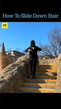 Sliding Down Stairs Like a Pro 🤯#shortfeed #viral #highendaudio