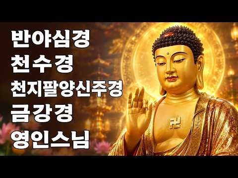 매일 들어라: 모든 재앙이 소멸되고 온갖 재복이 들어오는 불경 🙏🙏🙏 반야심경 천수경 천지팔양신주경 금강경 - 영인스님
