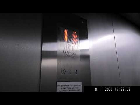 Kone EcoDisc Elevators At The Portadown Train Station