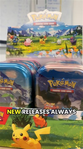 Come get your ascended heroes mini tins now first come first serve!! 😱😱 #pokemon #pokemontcg #fyp