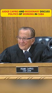3.4K views · 70 reactions | Judge Frank Caprio and a missionary delve into the challenges of working in Cuba, a country often seen as an adversary of the United States. See full case in the comments  | Justice with Integrity | Facebook