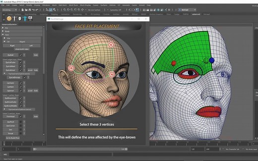 ADV官方大大示例Demo47-Asymmetrical FaceSetup非对称面部绑定的设置方法