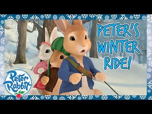 ‪@OfficialPeterRabbit‬ - ❄️🛷 Peter's Winter Ride! 🛷❄️ | Best Bits! | Cartoon for Kids