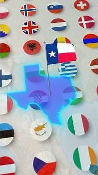 How Big Is Texas? #texas #lonestarstate #shorts