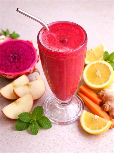 Refreshing Dragon Apple Orange Juice Recipe