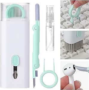 7 in 1 Electronic Cleaner kit, Keyboard Cleaning Kit with Brush, Multifunctional Cleaner Set for Airpods pro/Laptop/Phone/Computer/Screen