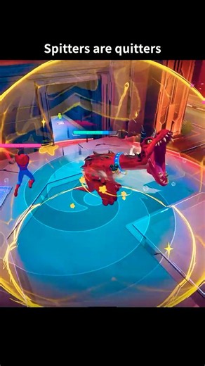 😭spidey was processing what just happened #marvelrivals