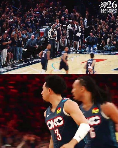 More bench cam, please 😌 #okcthunder
