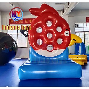 [Hot Item] Team Building Inflatable Angry Throwing Birds Game