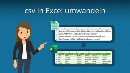 CSV in Excel umwandeln — häufigste Fragen