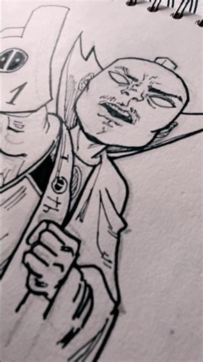 Drawing comics: The Watcher #drawingcomics