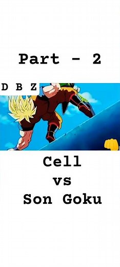 Dragon Ball z, Cell saga, Son Goku vs cell, Cell Games@