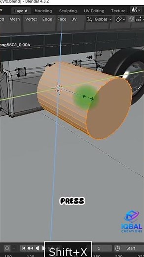 Mastering Boolean Intersect in 60 Seconds! #Blender3D