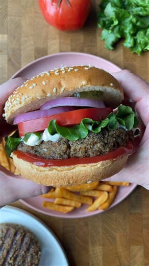 This is LEGIT the BEST Veggie Burger recipe that you will ever make at home and I’m so excited for you to try it! It’s ridiculously easy to throw together (and can easily be done in advance!) AND comes together with 10 simple and whole food ingredients. This EASY Veggie Burger recipe can be sautéed, baked, or even grilled! You’re going to LOVE THESE! Ingredients ▢2 tablespoons of olive oil ▢1 small white onion roughly chopped* ▢1 large carrot peeled and diced* ▢8 ounces of cremini mushrooms slic