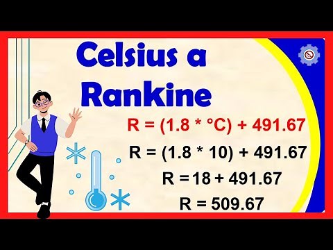 💥 Convertir de Grados CELSIUS a RANKINE - Ejemplos Resueltos | Escalas de Temperatura