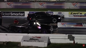 Flame-Spitting Stick Shift Chevy S10 Drags Trans Am, Mustangs, Corvettes Like It’s Nothing