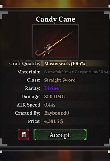 Exploring the Divine Candy Cane in The Forge