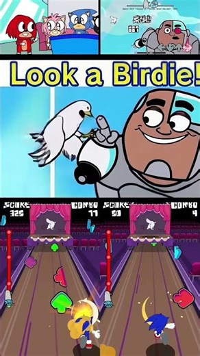 Look a Birdie But Sonic, Tail vs 3D - FNF Mobiles Cyborg Meme Mods #fnf​ #lookabirdie​ #fnfmod#games