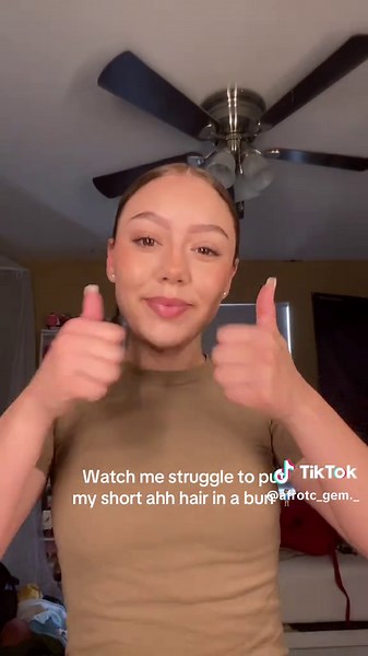 How to Style Short Hair for ROTC Buns