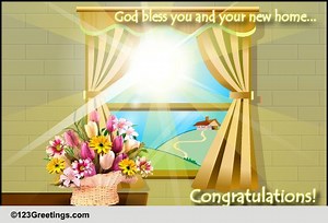 Congratulate On A New Home...