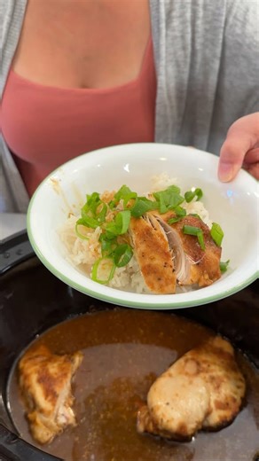 Slow cooker lemon garlic chicken with rice easy meal