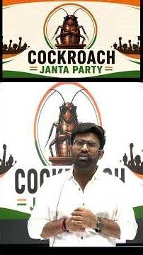 Cockroach Janta Party Political Satire Thumbnail | Viral Meme Video