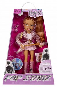 Bratz Pop Starz Yasmin Fashion Doll with Accessories and Charm