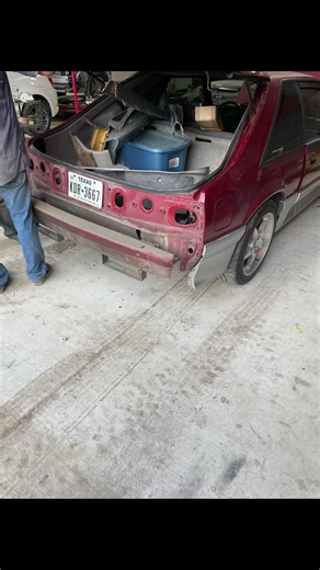 91 Mustang Foxbody complete paint job. #gibbyscollisioncenter #foxbody #mustang #autobodyrepair #sanantonio