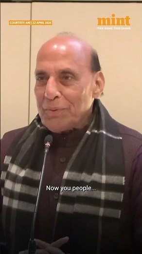 Rajnath Singh's remark on #donaldtrump draws laughter from audience at #berlin event