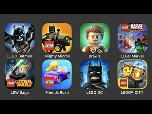 LEGO Batman, LEGO Mighty Micros, LEGO Brawls, LEGO Marvel, LEGO LSW Saga, LEGO Friends Rush...
