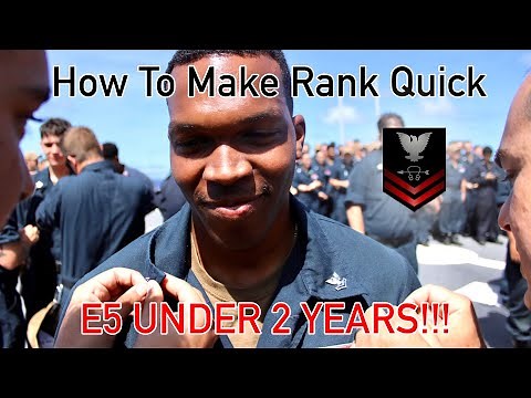 ADVANCE Rank In The Navy | How I Made E5 In 2 Years! (3 Keys to Success)