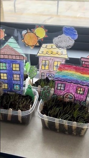 Spring Science + Art Project for the Classroom! #teacher #teacherlife #art #teachertips #shorts