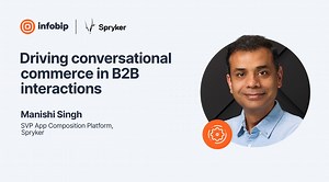 The future of #B2B interactions is here, and it's all about #conversations, #personalization, and #seamless journeys. Just as customers crave convenience and choice, businesses are on a quest to deliver experiences that stand out. We teamed up with Spryker to optimize #CustomerEngagement, personalize shopping experiences, and boost revenue growth for businesses across various industries. 📽️ Meet Manishi Singh, Senior VP at Spryker, as we discuss the transformative potential of #AI and conversat