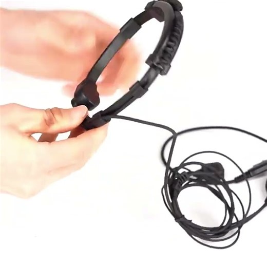 Retevis ETK002 RT3S Fone de ouvido Walkie Talkie 2 peças Microfone d