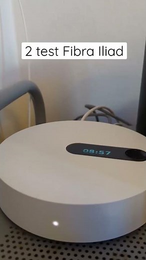 Iliad Fibra speedtest Wi-Fi 6 and cable #shorts