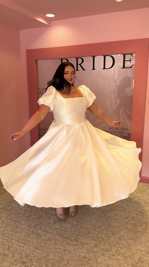 Stunning Modest Wedding Dress for Curvy Brides