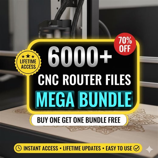6000  CNC MEGA Files for Router Machines, Biggest Cnc Router STL Pack, Cnc Router Multiple Categories, Cnc Router Files, Cnc Files - Etsy